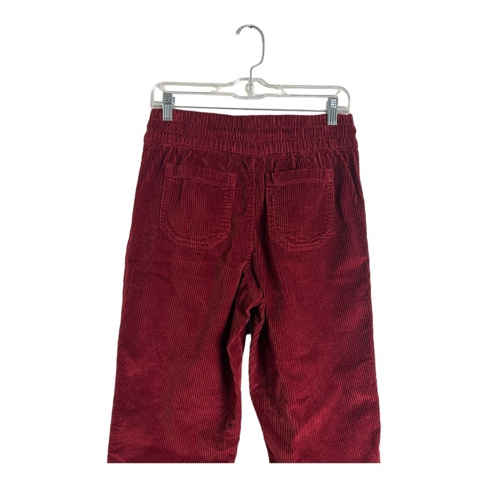 Time And Tru Corduroy Ruby Burgundy Pant With Adjustable Waist String Size 0-2 - Picture 6 of 10
